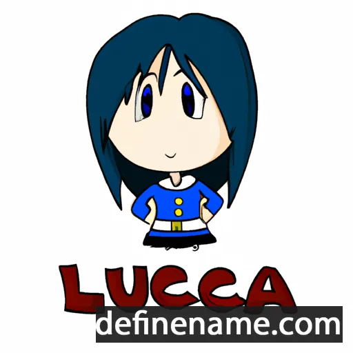 cartoon of the name Lucina