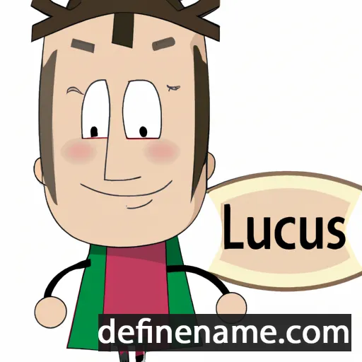 cartoon of the name Lucius