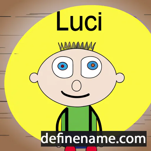 cartoon of the name Lucjusz