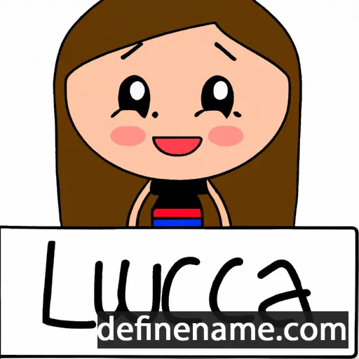 Lucrécia cartoon