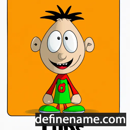 cartoon of the name Ludis