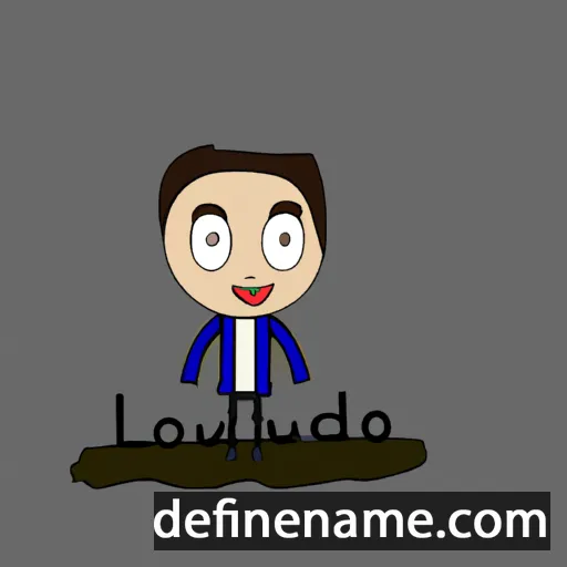 cartoon of the name Ludovic