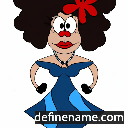 cartoon of the name Luella