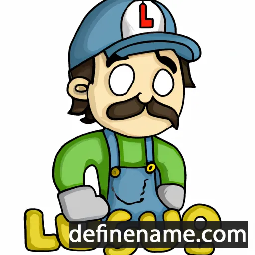 Luigi cartoon