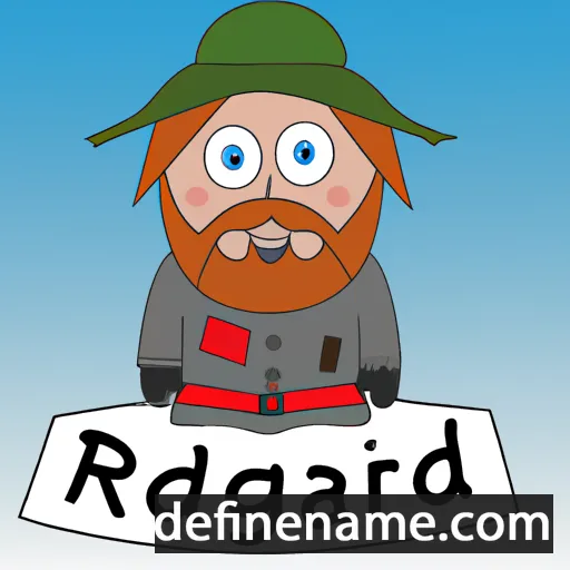 cartoon of the name Ráðgeir