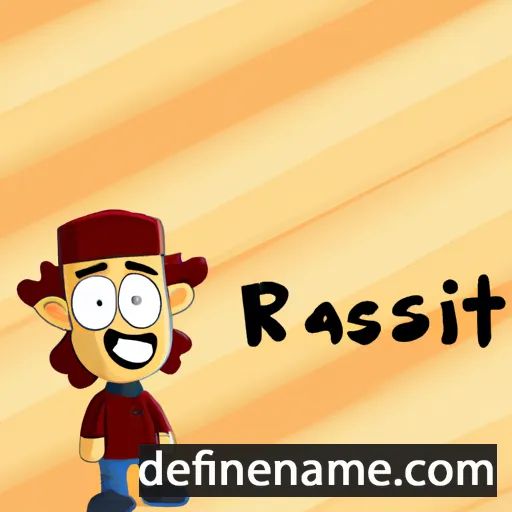 cartoon of the name Raşit