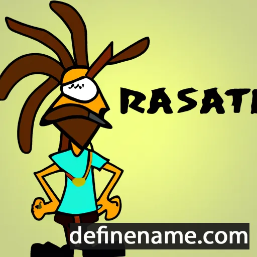 cartoon of the name Rastag