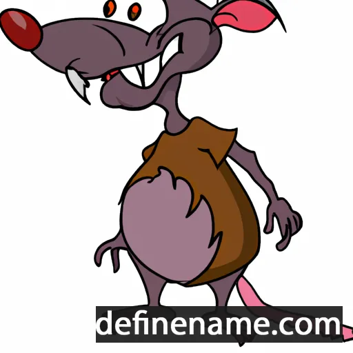 cartoon of the name Rat