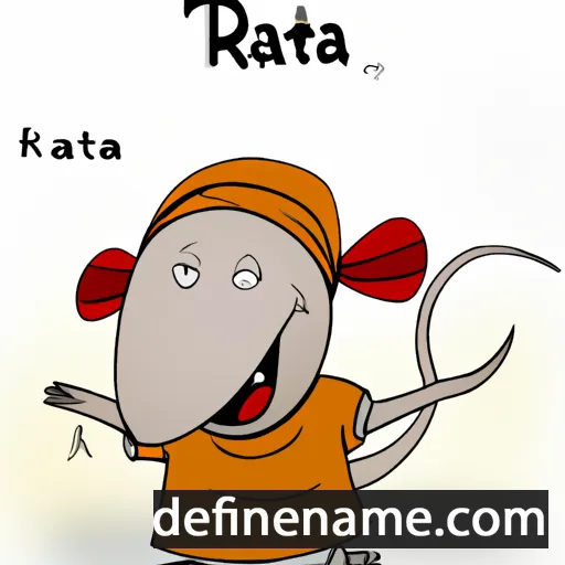 cartoon of the name Rataa