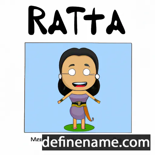 cartoon of the name Ratana