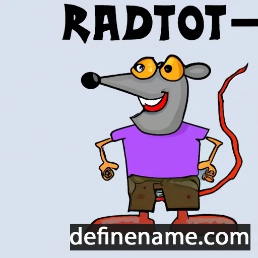 cartoon of the name Ratbod