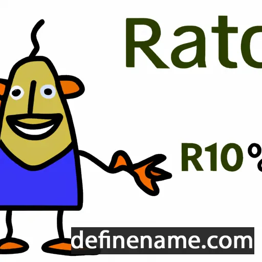 cartoon of the name Ratio