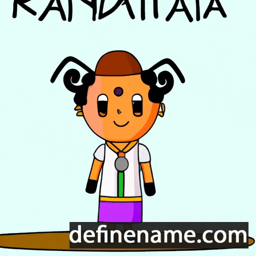 cartoon of the name Ratnacandra