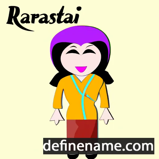 Ratnasari cartoon