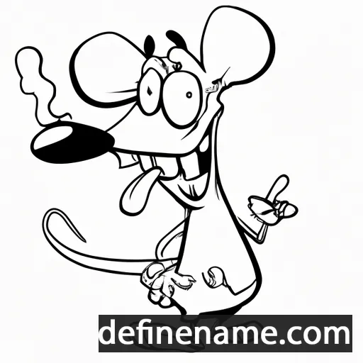 cartoon of the name Ratno