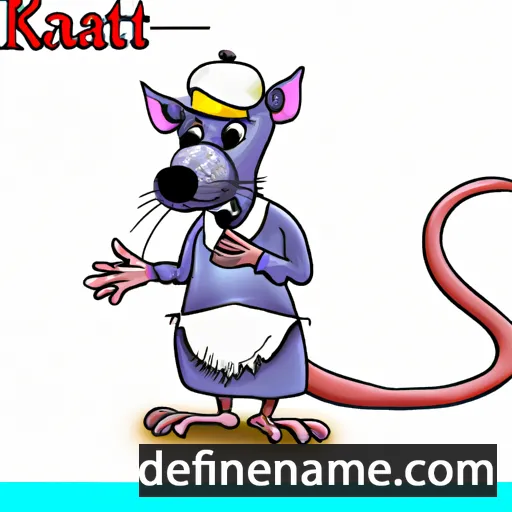 cartoon of the name Rattikan