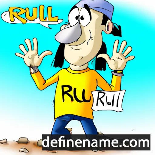 cartoon of the name Rauli