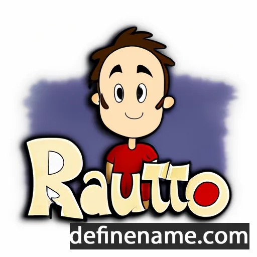 cartoon of the name Raulito