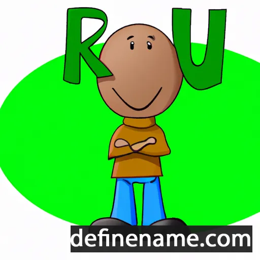 cartoon of the name Rauni