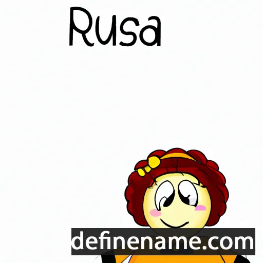 cartoon of the name Rausa