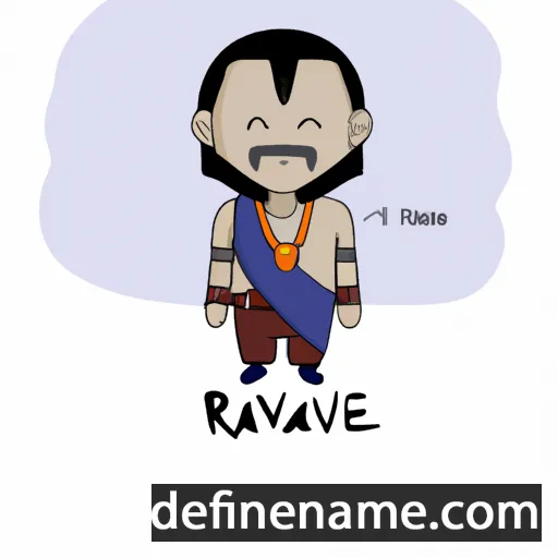 cartoon of the name Ravahere