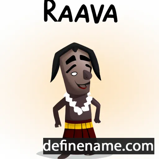 Ravaka cartoon