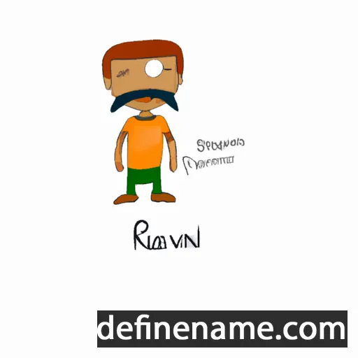 cartoon of the name Ravanui