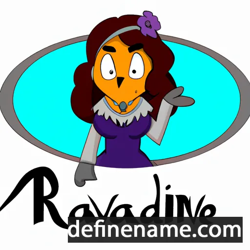 cartoon of the name Ravenilda