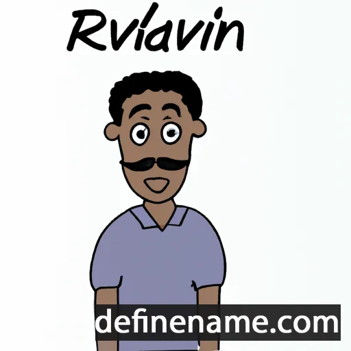 cartoon of the name Ravindran