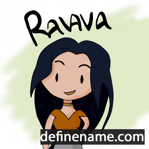 cartoon of the name Ravna