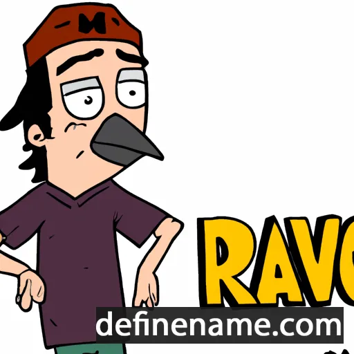 cartoon of the name Ravon