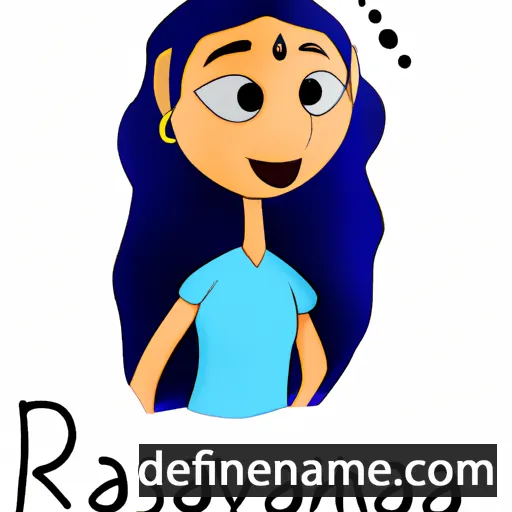 cartoon of the name Ravshana