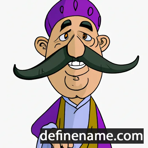 cartoon of the name Ravshanbek