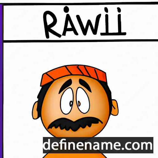 cartoon of the name Rawal