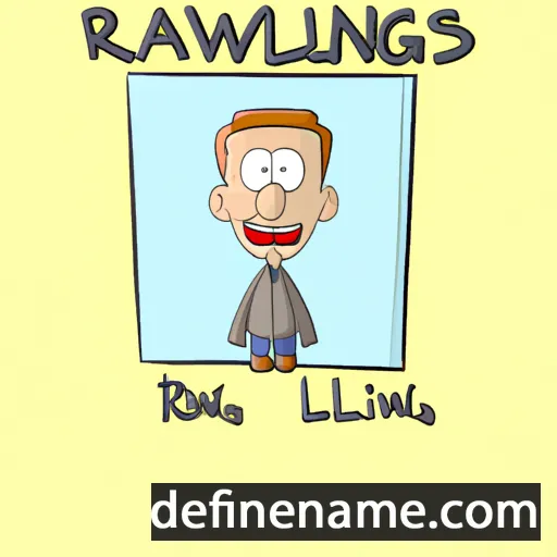 cartoon of the name Rawlings