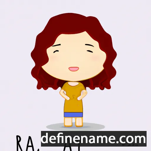 cartoon of the name Raya