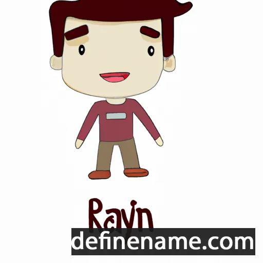 cartoon of the name Rayén