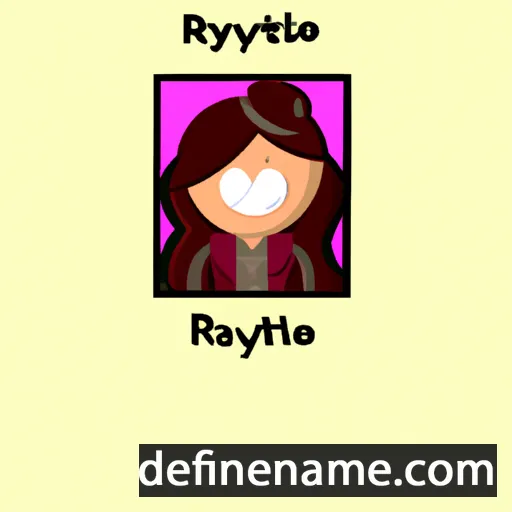 cartoon of the name Rayette