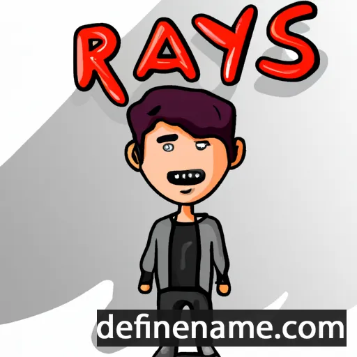 cartoon of the name Rayis