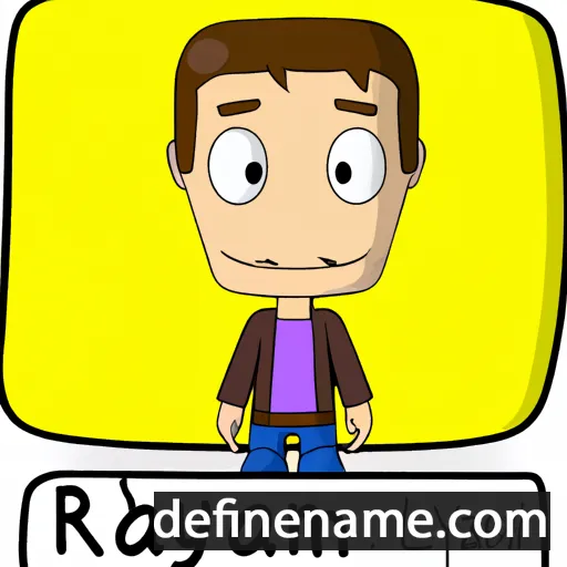 Raylan cartoon