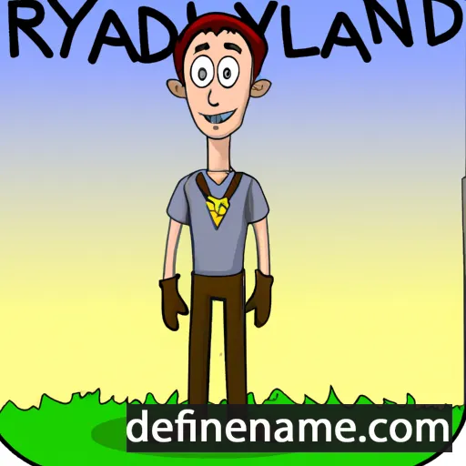 cartoon of the name Rayland