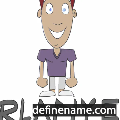 cartoon of the name Raylane