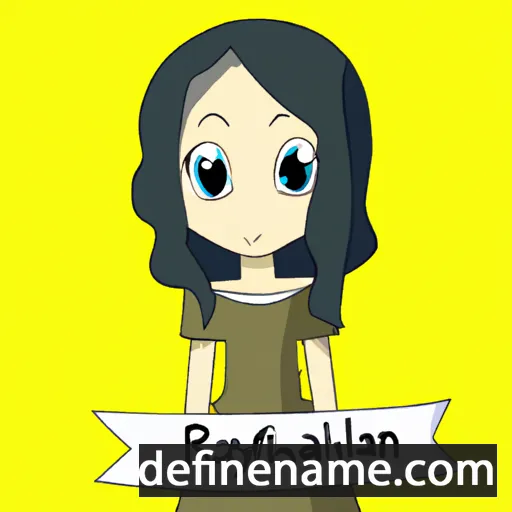 cartoon of the name Raylianna