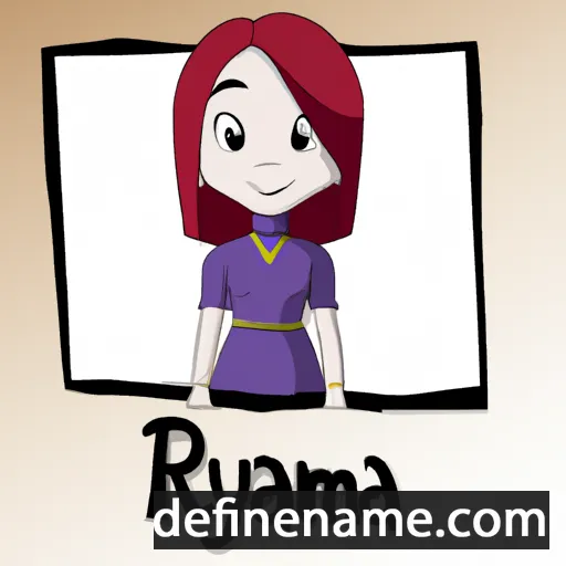 cartoon of the name Raymina