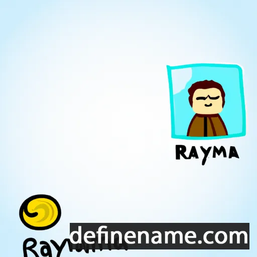 cartoon of the name Raynoma