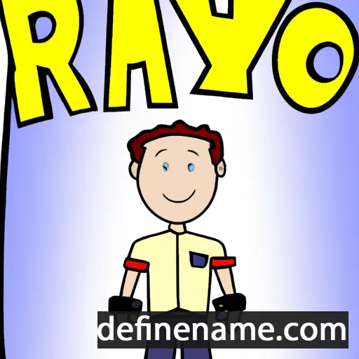 cartoon of the name Raynor