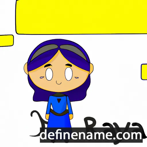 cartoon of the name Rayya