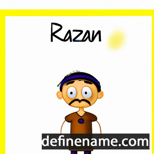 Razaan cartoon