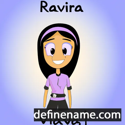 cartoon of the name Razivia