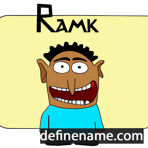 cartoon of the name Razmik